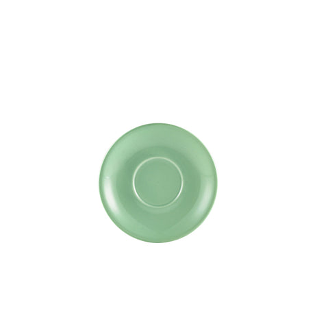 Genware Porcelain Green Saucer 12cm/ 4.75"