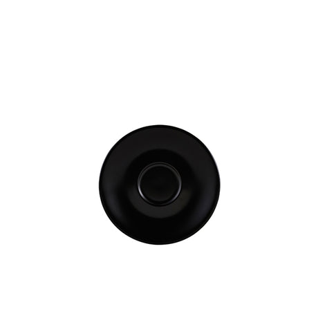 Genware Porcelain Matt Black Saucer 12cm/ 4.75"