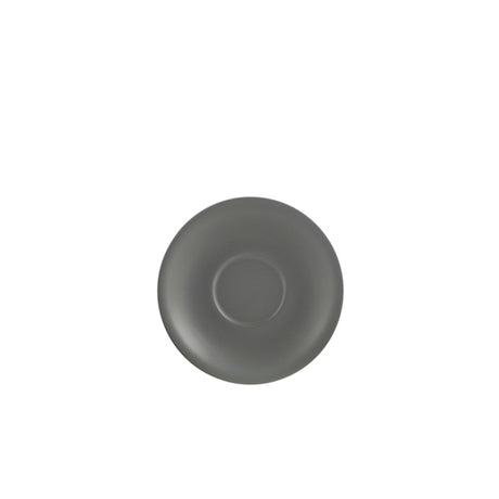 Genware Porcelain Matt Grey Saucer 12cm/ 4.75"
