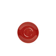 Genware Porcelain Red Saucer 12cm/ 4.75"