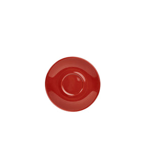 Genware Porcelain Red Saucer 12cm/ 4.75"