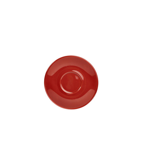 Genware Porcelain Red Saucer 12cm/ 4.75"