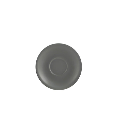 Genware Porcelain Matt Grey Saucer 13.5cm/ 5.25"