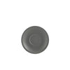 Genware Porcelain Matt Grey Saucer 13.5cm/ 5.25"
