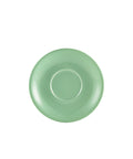 Genware Porcelain Green Saucer 16cm/ 6.25"