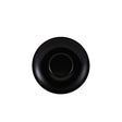 Genware Porcelain Matt Black Saucer 16cm/ 6.25"