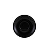 Genware Porcelain Matt Black Saucer 16cm/ 6.25"