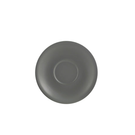Genware Porcelain Matt Grey Saucer 16cm/ 6.25"
