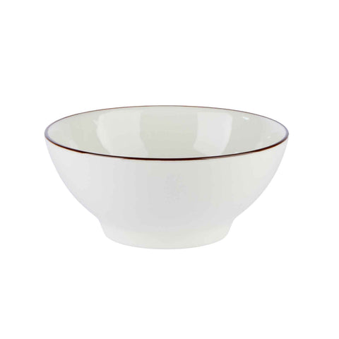 Modest Brown Footed Bowl 14cm / 5.5"  450ml / 15.75oz - Pack 12