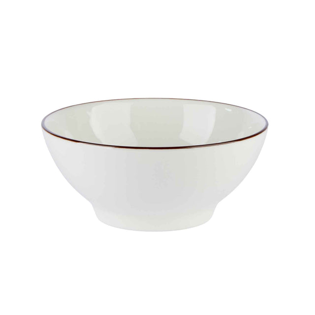 Modest Brown Footed Bowl 14cm / 5.5"  450ml / 15.75oz - Pack 12