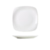 Genware Porcelain Rounded Square Plate 21cm/ 8.25"