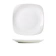 Genware Porcelain Rounded Square Plate 25cm/ 9.75"