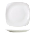 Genware Porcelain Rounded Square Plate 27cm/ 10.5"