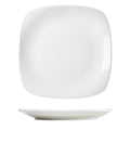 Genware Porcelain Rounded Square Plate 29cm/ 11.5"