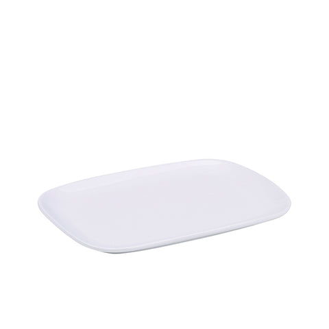 Genware Porcelain Ellipse Rectangular Plate 22.8 x 16.6cm/ 9 x 6.5"
