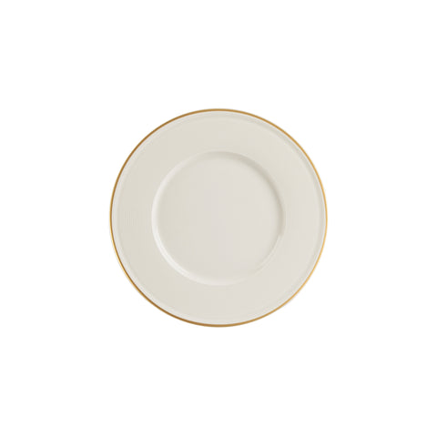 Line Gold Band Plate 17cm