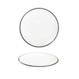 Modest Black Coupe Plate 17cm / 6.25" - Pack 12