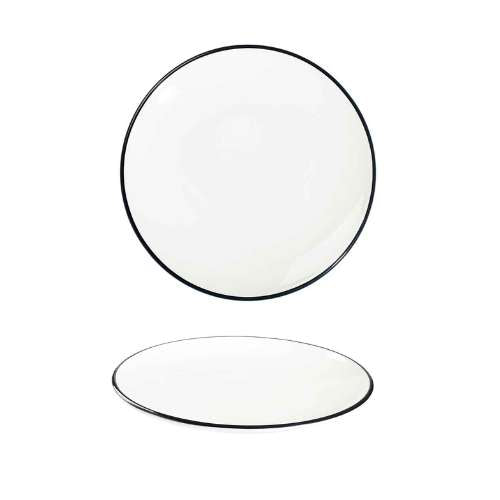 Modest Black Coupe Plate 28.5cm / 11.25" - Pack 12
