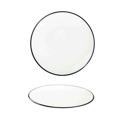 Modest Black Coupe Plate 28.5cm / 11.25" - Pack 12