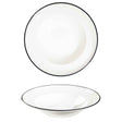 Modest Black Pasta Plate 28cm / 11"   560ml / 19.75oz - Pack 6