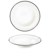 Modest Black Pasta Plate 28cm / 11"   560ml / 19.75oz - Pack 6