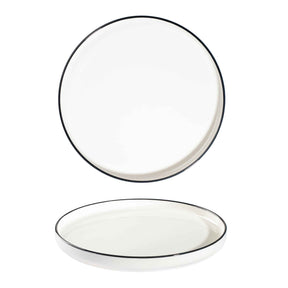 Modest Black Signature Plate 25.5cm / 10" - Pack 6