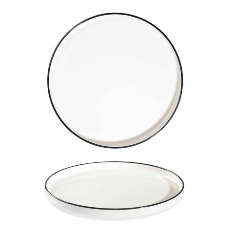 Modest Black Signature Plate 25.5cm / 10" - Pack 6