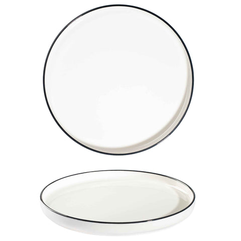 Modest Black Signature Plate 28cm / 11" - Pack 6