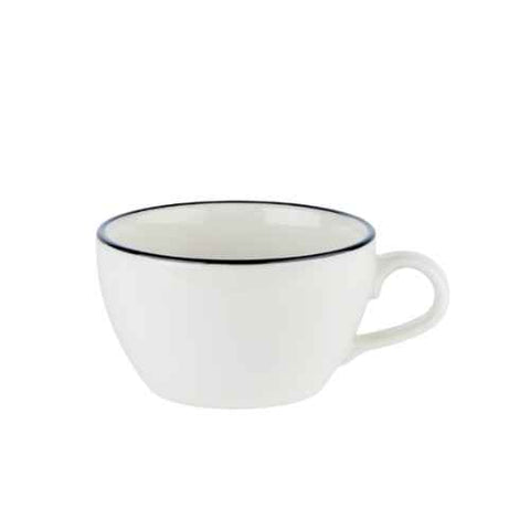 Modest Black Cappuccino Cup 340ml / 12oz - Pack 6