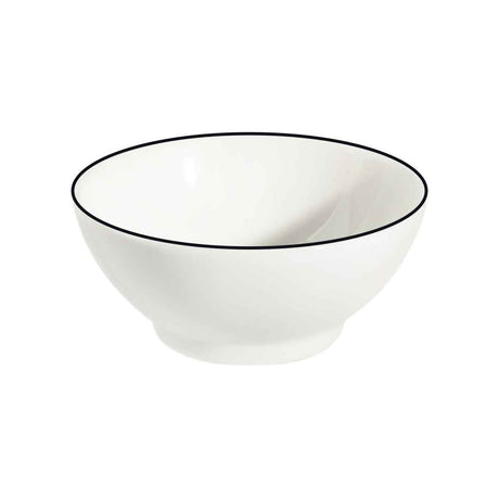 Modest Black Footed Bowl 14cm / 5.5"  450ml / 15.75oz - Pack 12