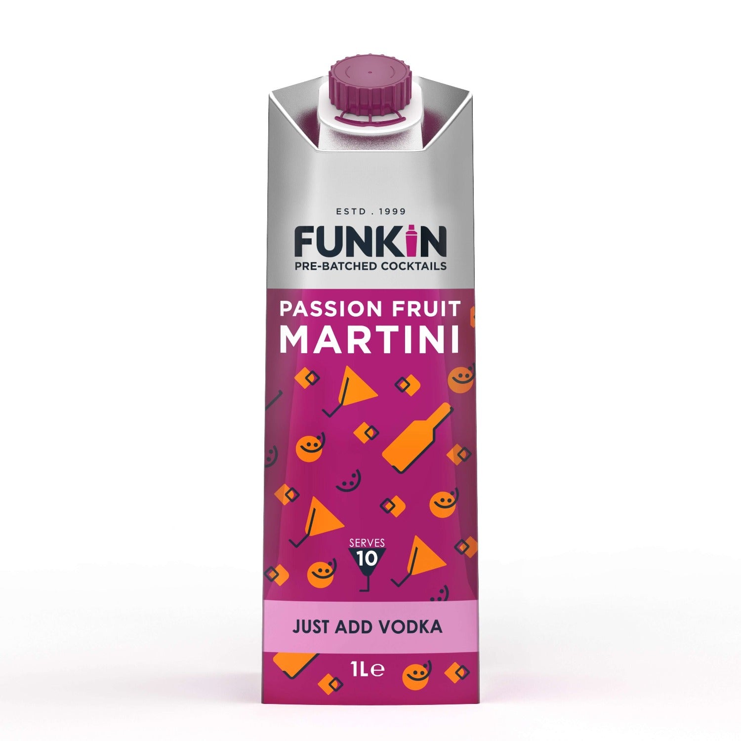 Funkin Passion Fruit Martini Cocktail Mixer 1Ltr