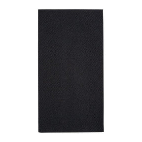 Black textured rectangular object on a white background