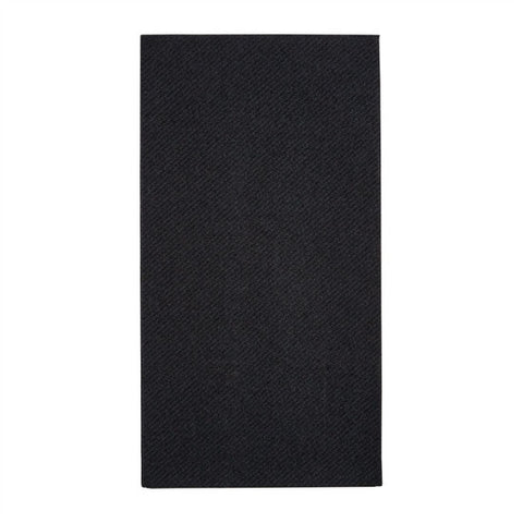 Airlaid Napkins Black 500pk - 8 Fold