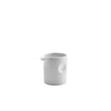 Genware Porcelain Pinched Solid Milk Jug 8.5cl/ 3oz