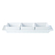 Square Shaped Set of 3 Bowls & Tray 29x9cm/11.5"x3.5"