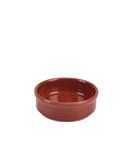 Genware Porcelain Terracotta Round Dish 10cm/ 4"