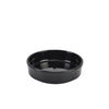 Genware Porcelain Black Round Dish 13cm/ 5"
