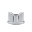 GenWare Porcelain 4 Piece Condiment Set