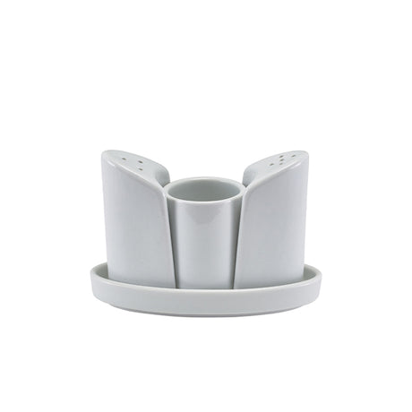 GenWare Porcelain 4 Piece Condiment Set