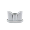 GenWare Porcelain 4 Piece Condiment Set