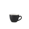 Genware Porcelain Black Bowl Shaped Cup 9cl/ 3oz