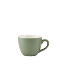 GenWare Porcelain Matt Sage Bowl Shaped Cup 9cl/ 3oz