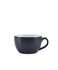 GenWare Porcelain Matt Blue Bowl Shaped Cup 25cl/ 8.75oz