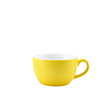 Genware Porcelain Yellow Bowl Shaped Cup 25cl/ 8.75oz