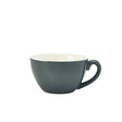 Genware Porcelain Grey Bowl Shaped Cup 34cl/ 12oz