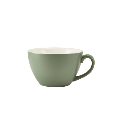 GenWare Porcelain Matt Sage Bowl Shaped Cup 34cl/ 12oz
