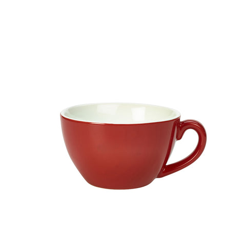 Genware Porcelain Red Bowl Shaped Cup 34cl/ 12oz