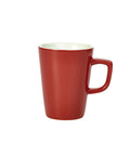 Genware Porcelain Red Latte Mug 34cl/ 12oz