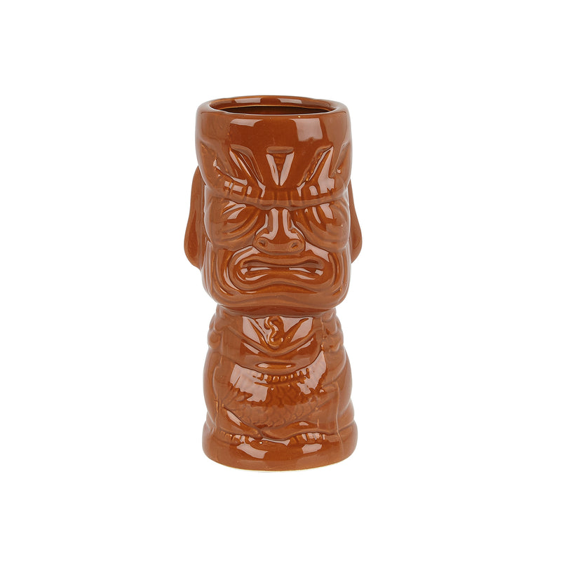 Ceramic Molokai Tiki Mug 360ml Brown