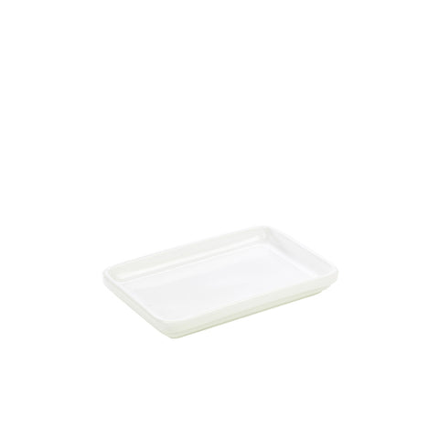 Genware Porcelain Deep Rectangular Dish 20 x 14 x 2.5cm/ 8 x 5.5 x 1"
